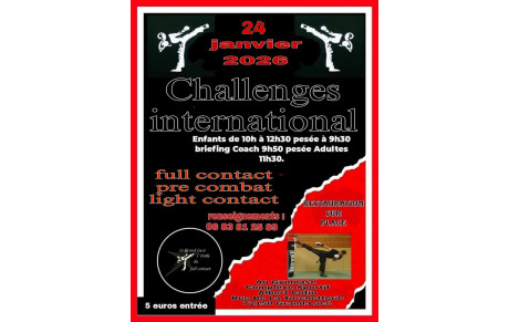 Challenge international 2026