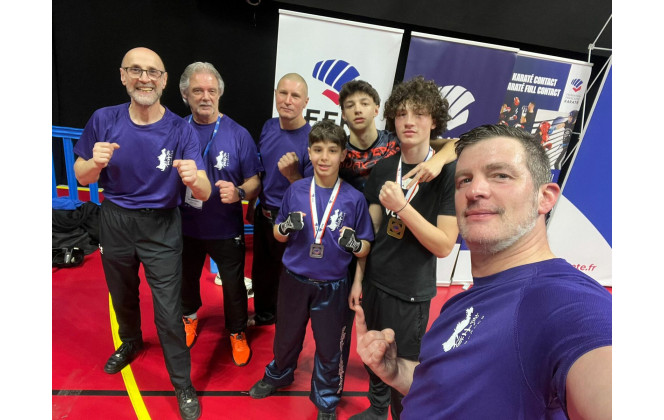 5 podiums dont 2 titres au championnat de france FFK 2026